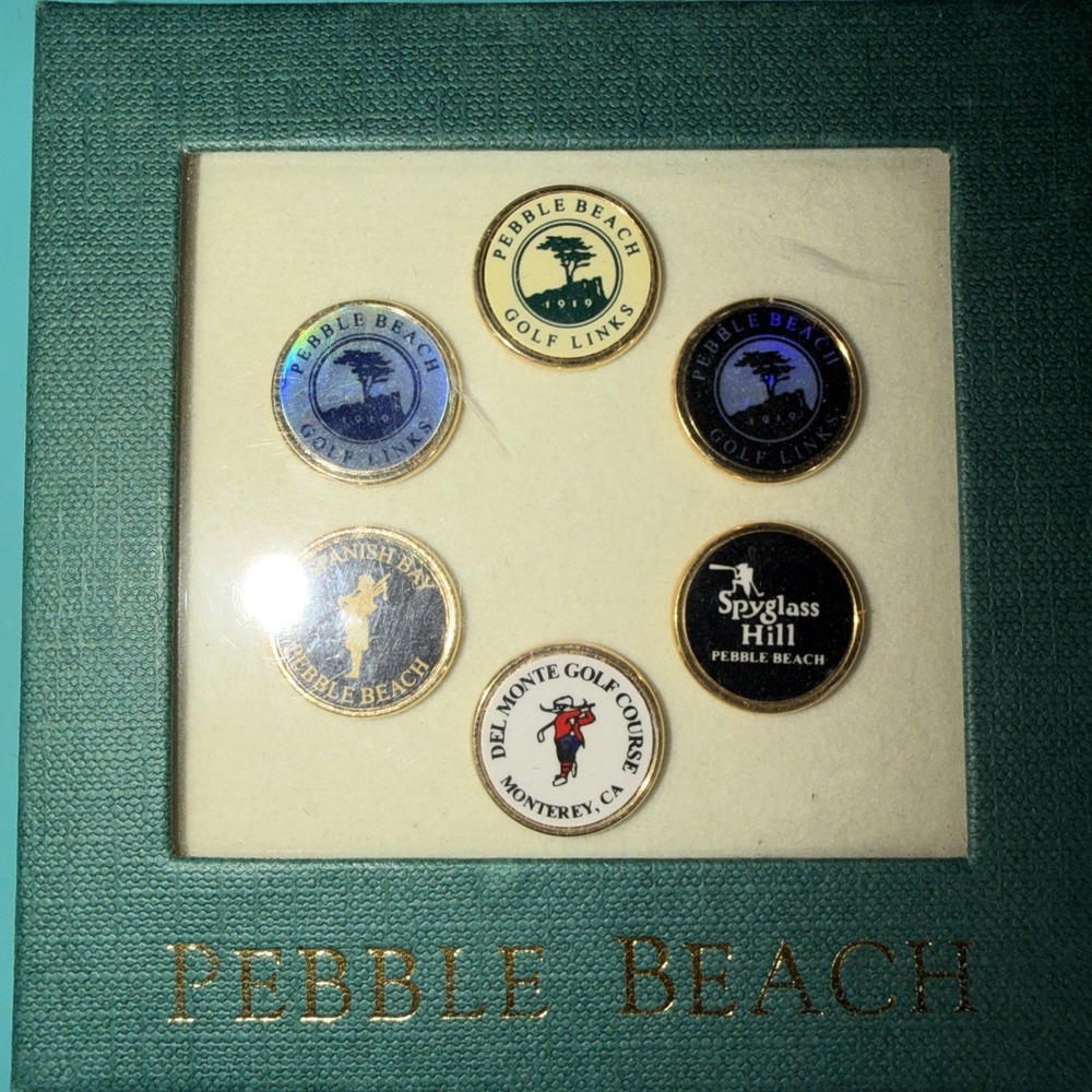 Pebble Beach Golf Links Spanish Bay,Spyglass Hill,Del Monte Ball Marks 6  A3